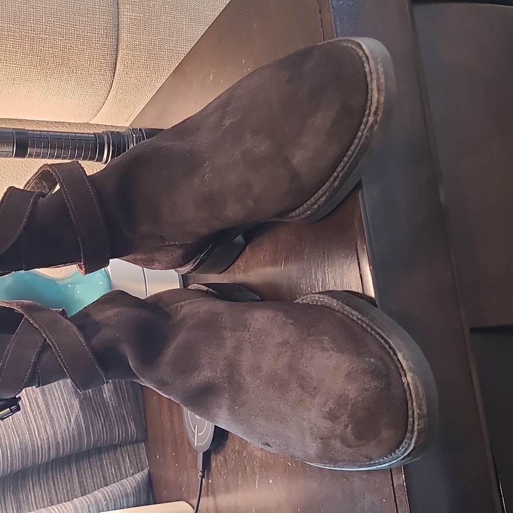Bally suede leathers boots